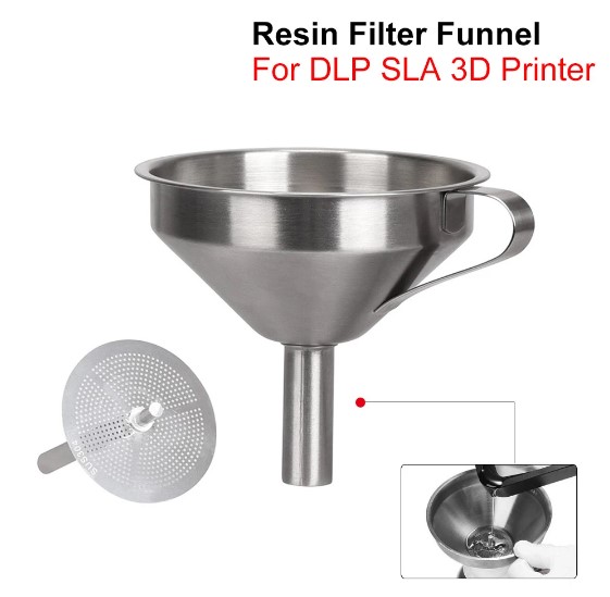3D Printing Elegoo - 3D Printer Hars Filter Trechter Roestvrij