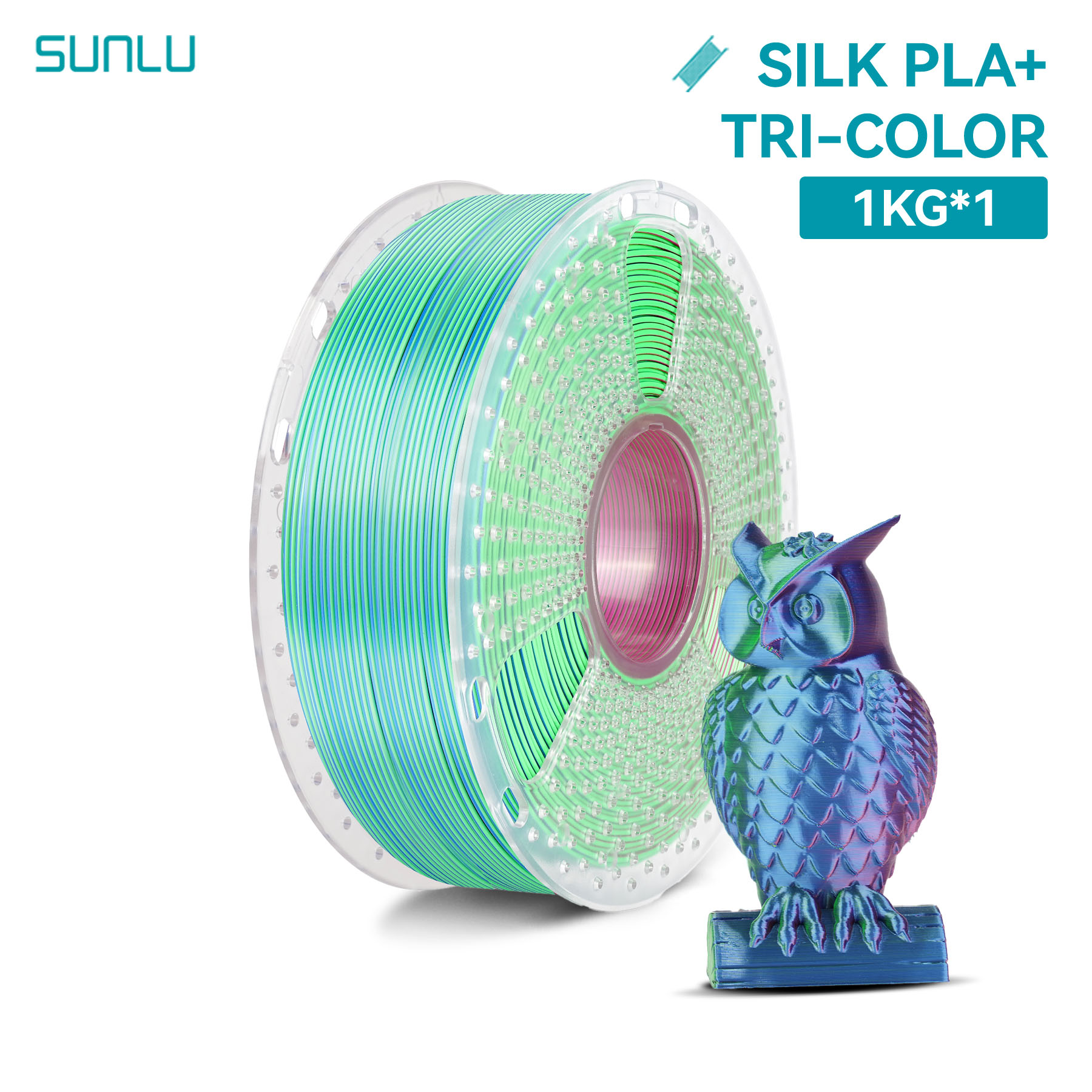 3D Printing Elegoo - SUNLU Silk PLA Plus 3D-printerfilament 1KG/spoel