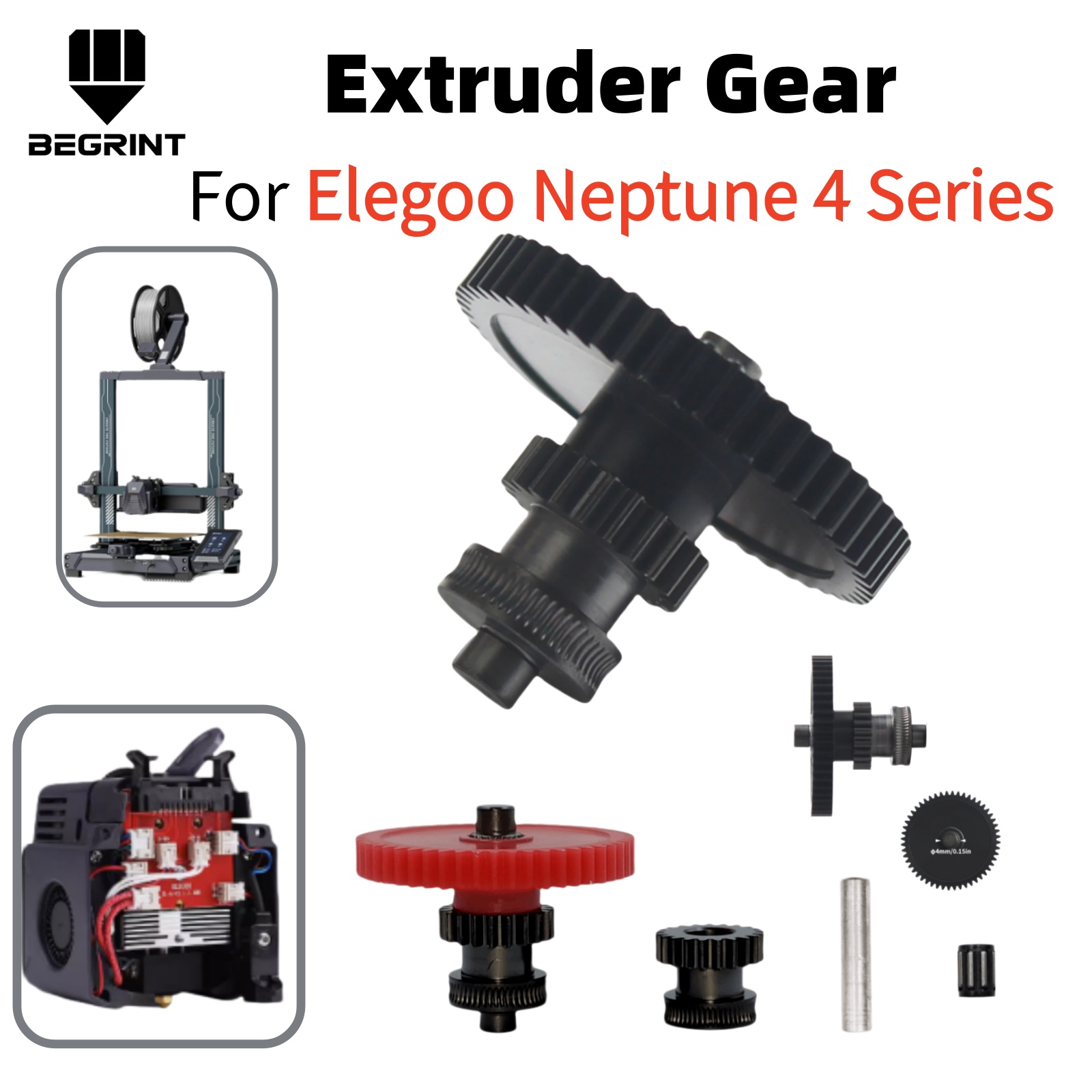3D Printing Elegoo - Voor ELEGOO Neptune 4-serie nanogecoate matrijzenstalen