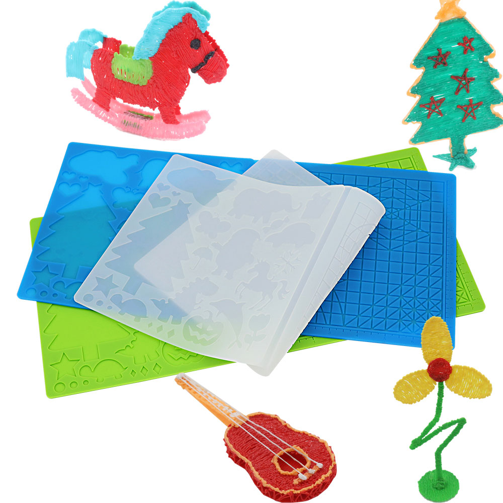 3D Printing Template - Nieuwe 3D-printpad Duurzame flexibele sjabloon Tekengereedschap