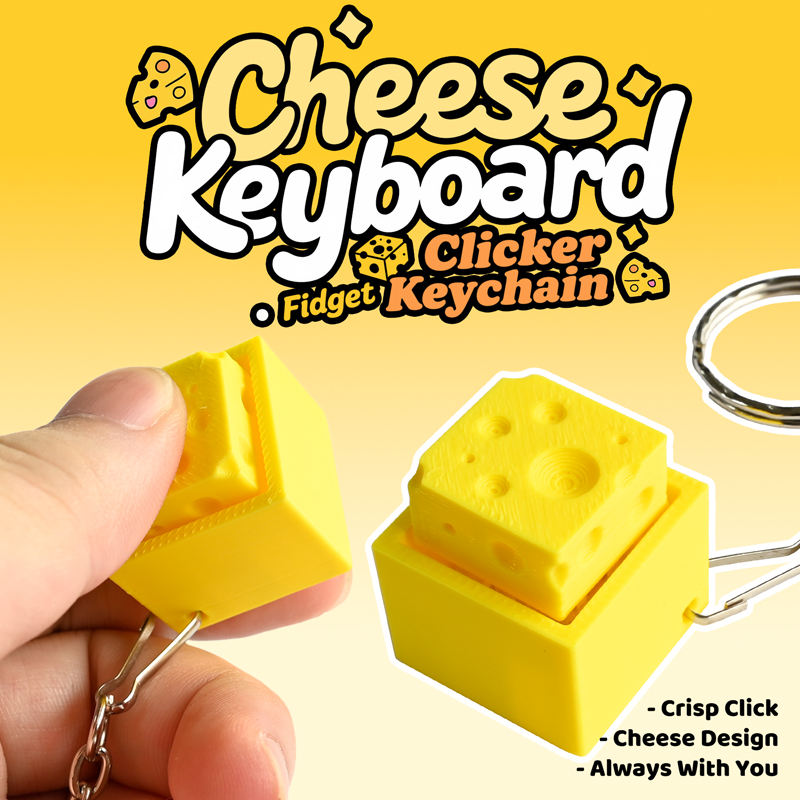 3D Geprinte Cheesy Key Fidget  - 3D Printing Idea recensie en prijs