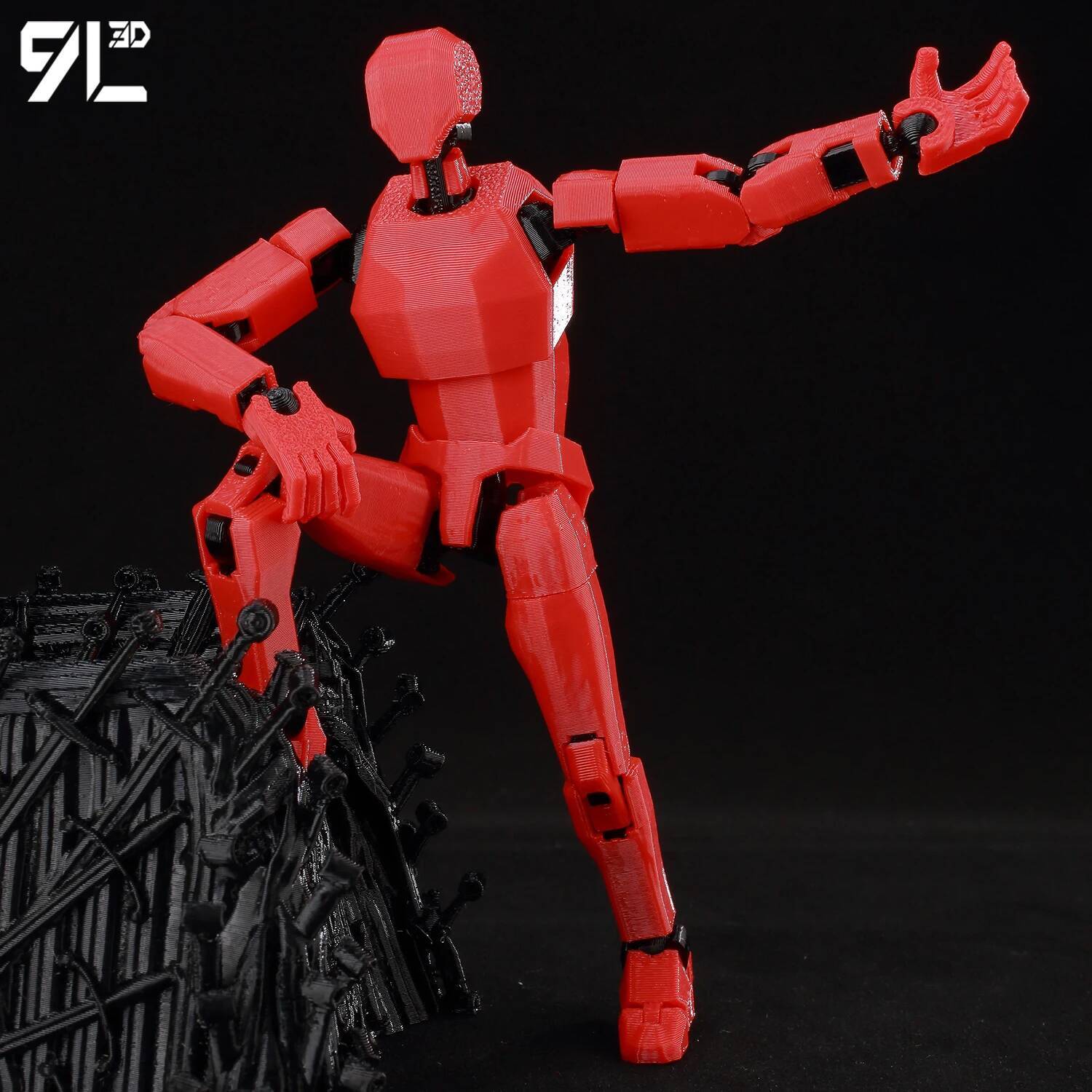 9L3D Gedrukt Dummy13 Lucky13 T - 3D Printing Action Figure recensie en prijs