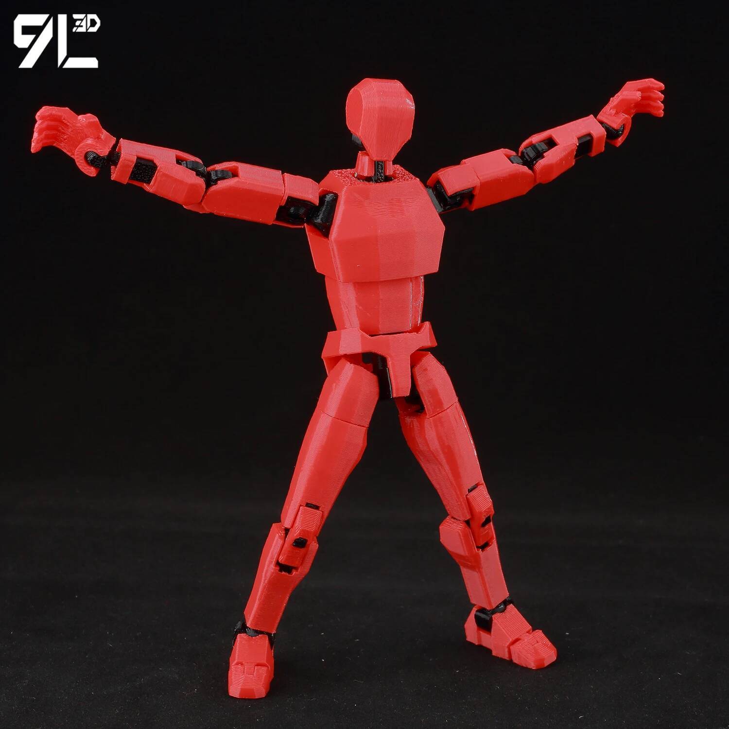 9L3D Gedrukt Dummy13 Lucky13 T - 3D Printing Action Figure recensie en prijs