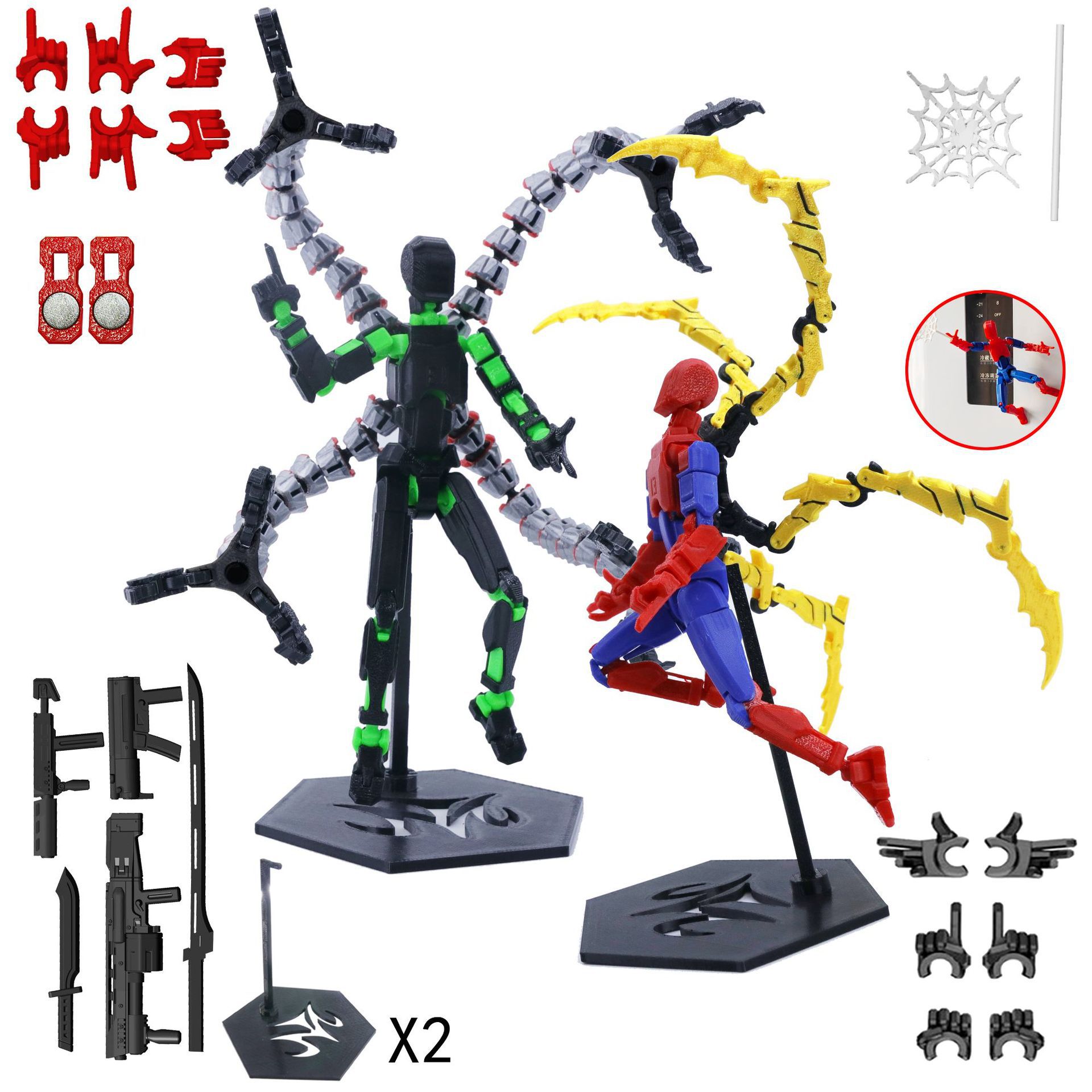 3D Gedrukt Robot Model Speelgo - 3D Printing Action Figure recensie en prijs