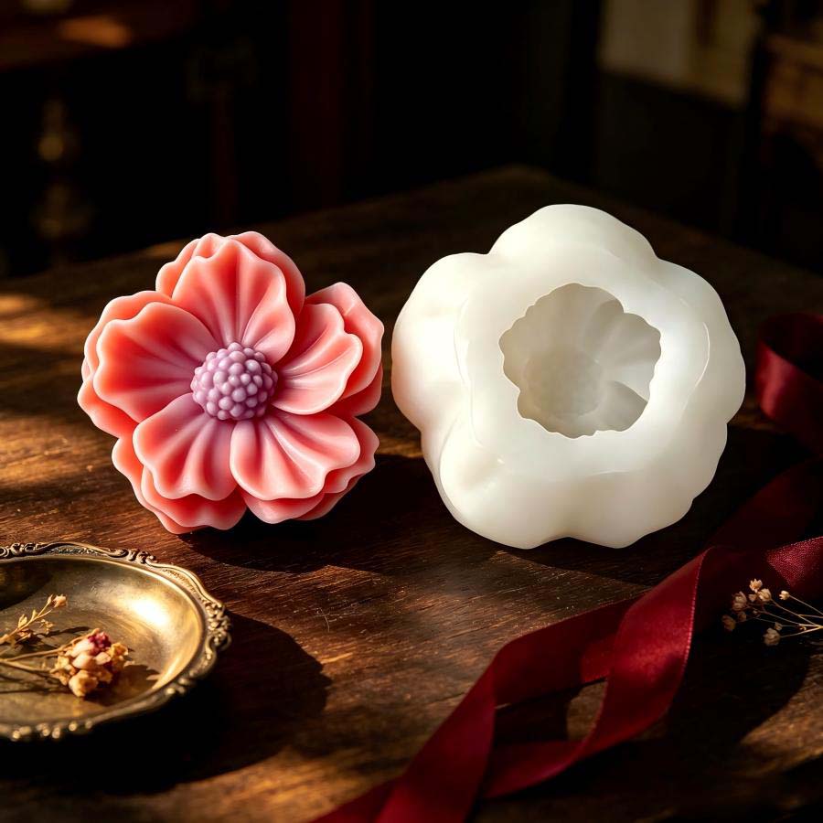3D Camellia Bloem Siliconen Ka - 3D Printing Concrete recensie en prijs