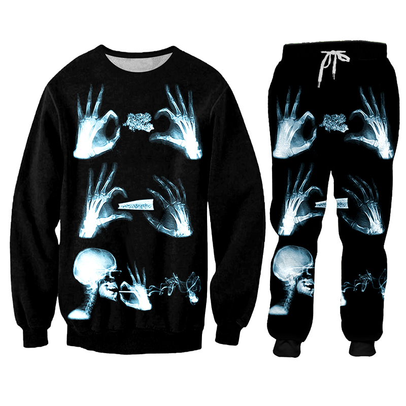 Hoodie broek Hip Hop Dames/her - 3D Printing X Ray recensie en prijs