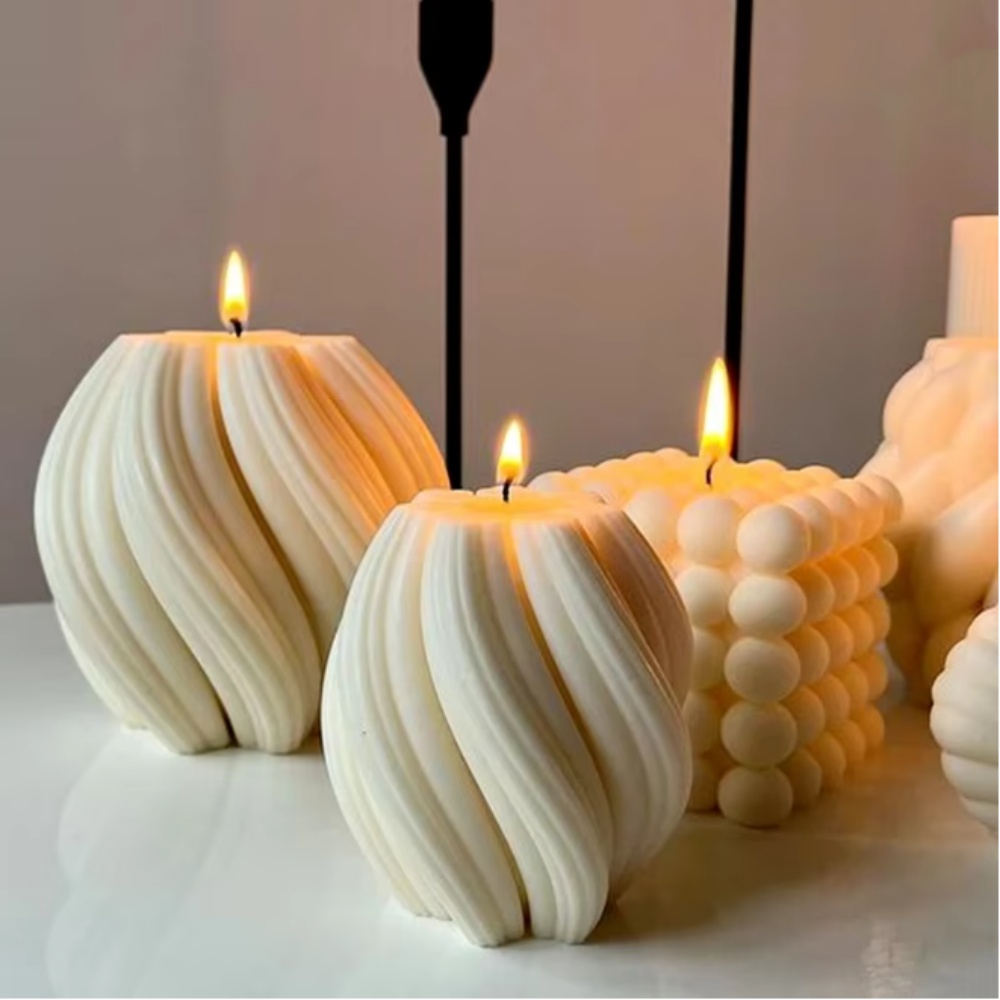 3D Draaiende Pilaar Kaars Sili - 3D Printing Concrete recensie en prijs