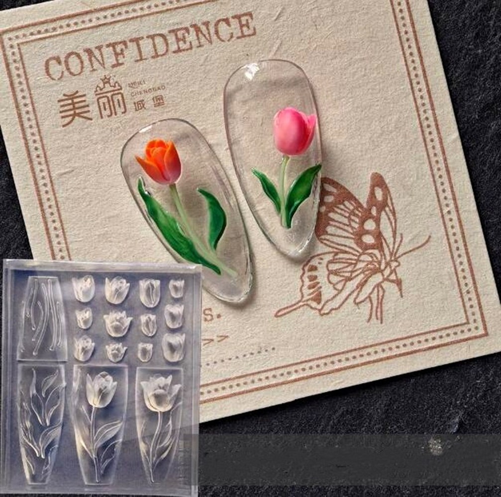 1pc Magnolia Bloem Slang Roos  - 3D Printing Template recensie en prijs