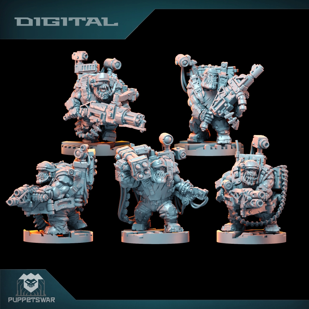 Orc Ultimate Badasses Squad, G - 3D Printing Action Figure recensie en prijs