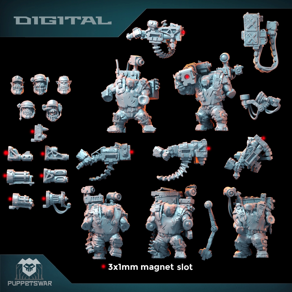 Orc Ultimate Badasses Squad, G - 3D Printing Action Figure recensie en prijs