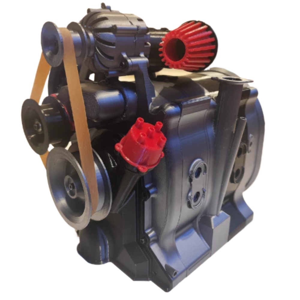 RX8 Miniatuurmotormodel met du - 3D Printing Operator recensie en prijs