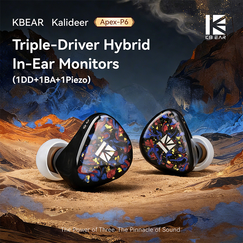 KBEAR Kalideer Apex-P6 1DD+1BA - 3D Printing Office Setup recensie en prijs