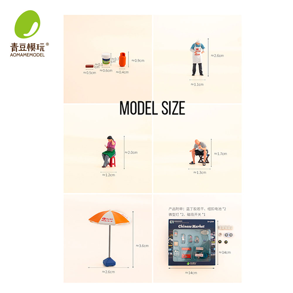 1/64 Nachtmarkt modelbouwset - - 3D Printing Idea recensie en prijs