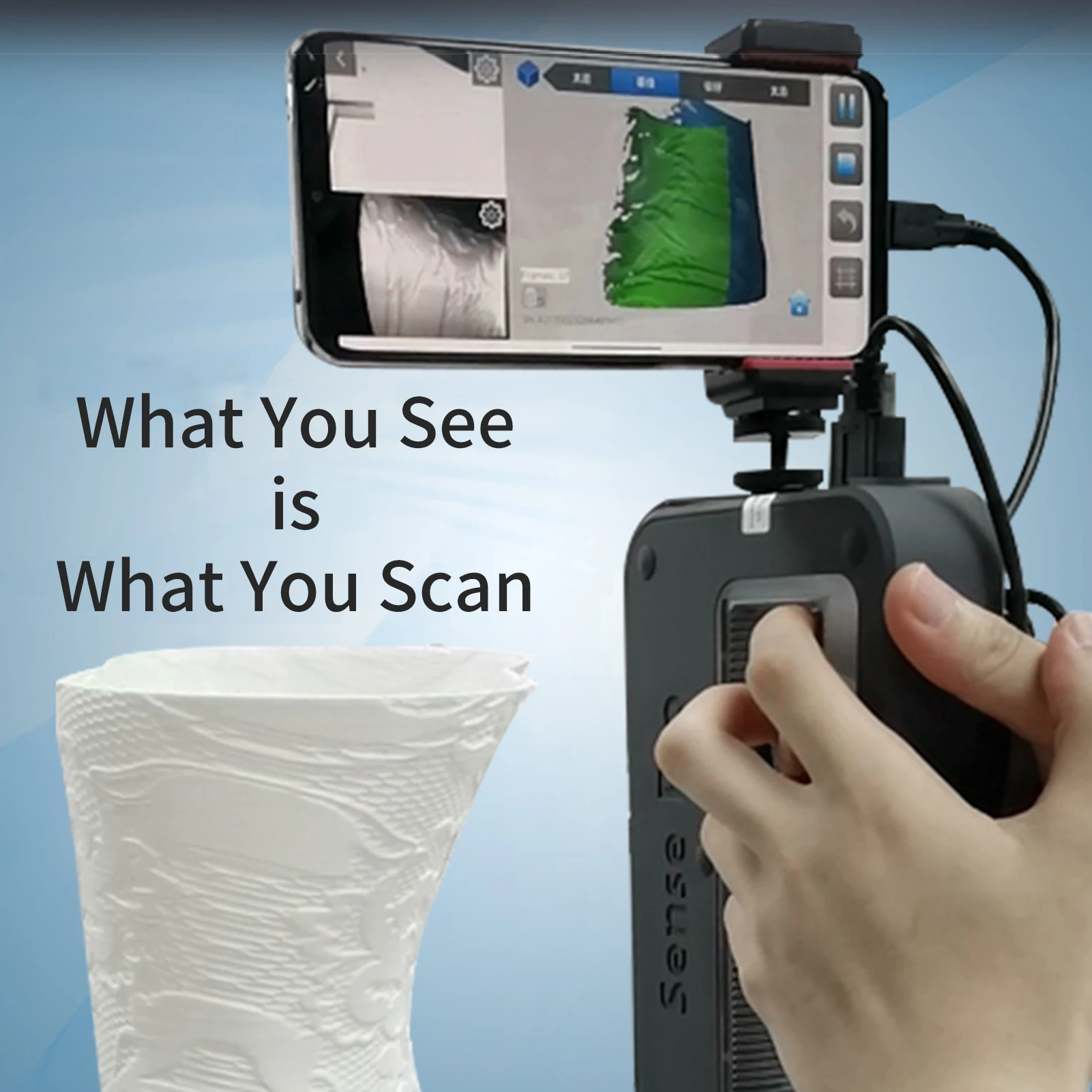 Draagbare handheld 3D-scanner  - 3D Printing Output recensie en prijs