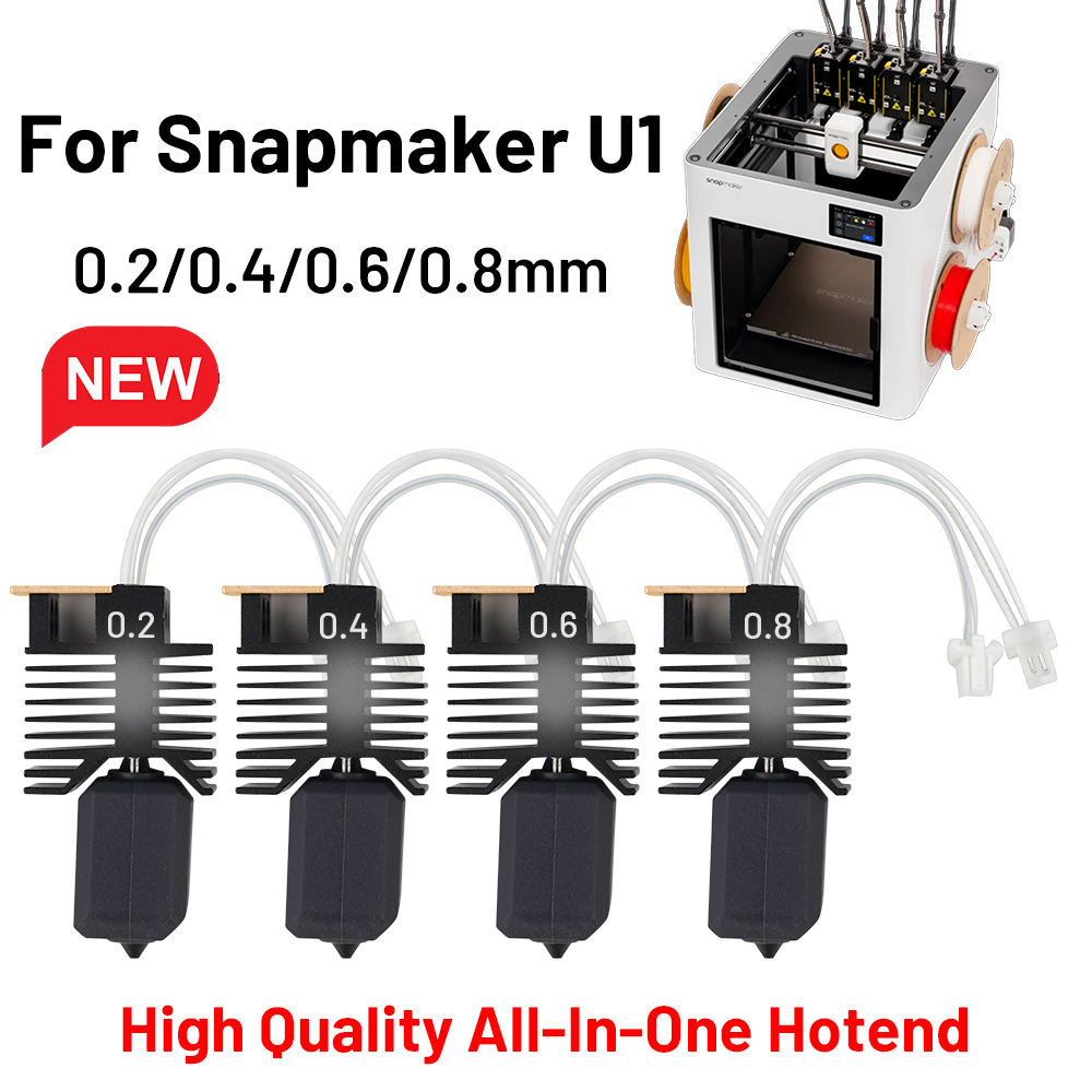 0.2/0.4/0.6/0.8mm Hotend voor  - 3D Printing Output recensie en prijs